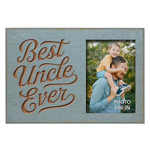 EXQUIDECA Teal Rustic Uncle Frame