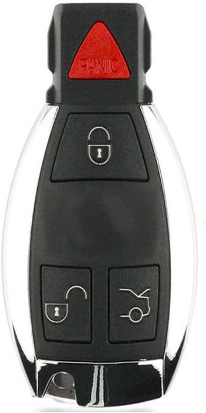 1x New Replacement Remote Key Fob Button Pad Compatible with & Fits for Mercedes Benz IYZ3312