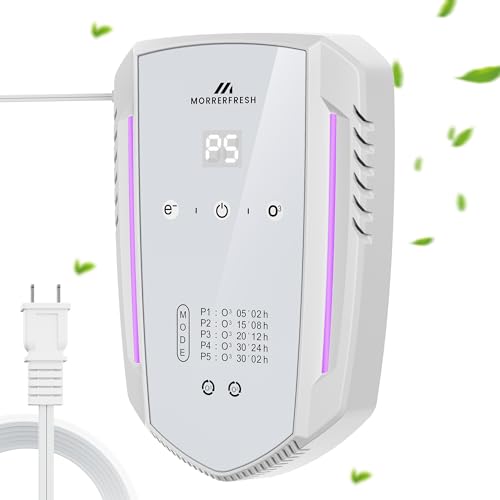 Cat Litter Deodorizer & Ozone Odor Eliminator, Pet Odor Eliminator Air Purifier for Home, Plug-in...