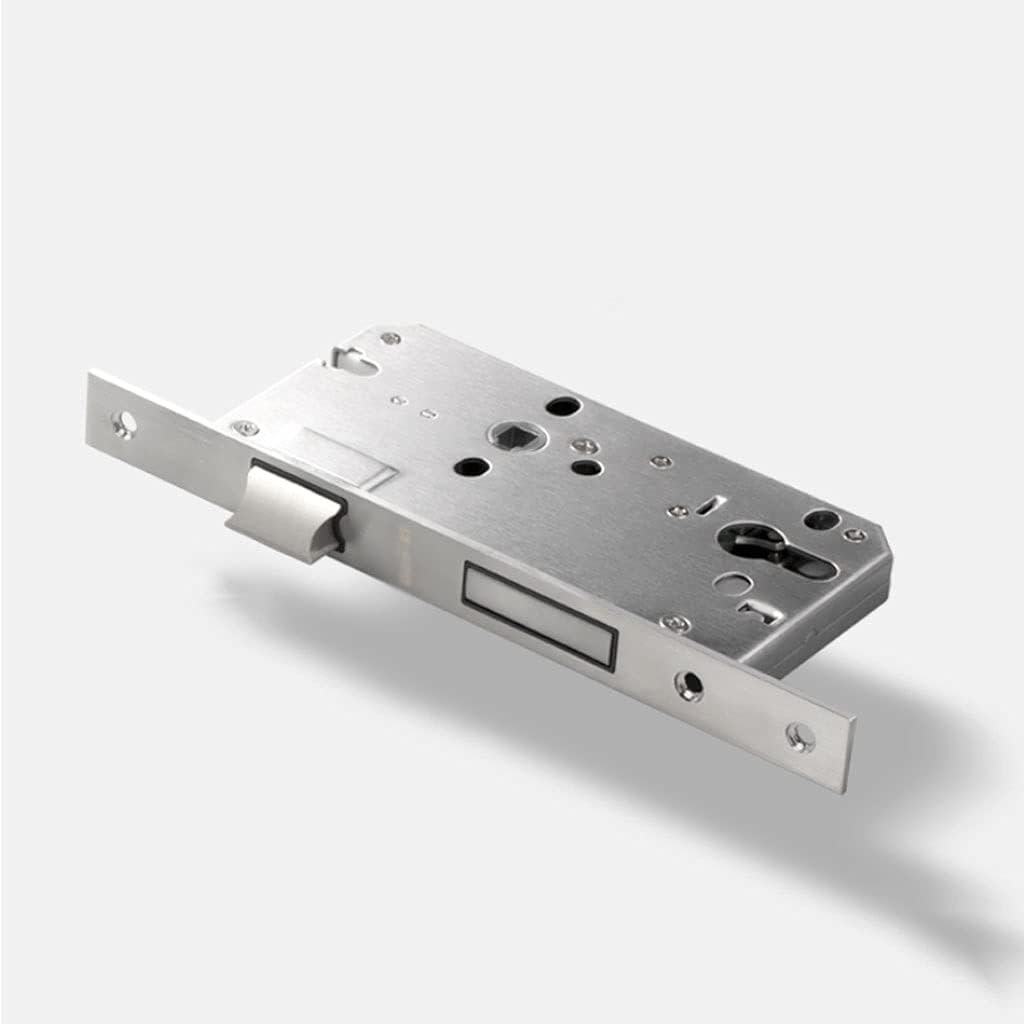 Door Knob Lever Door Levers with Key Indoor Door Lock Door Handle for Bedroom Or Bathroom Study Passage Corridor Door Lock with Handle (Color : Black)