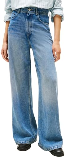 Jean Lana Tommy Hilfiger denim de coton haut de gamme coupe ample