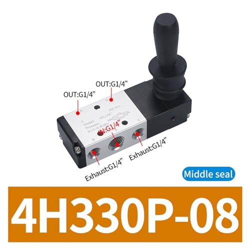 Vanne de commande manuelle 4H330C-08 pour stopper les fuites d'air comprimé - 3