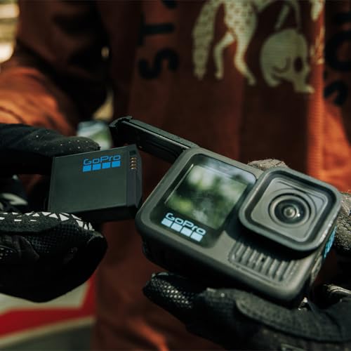 GoPro HERO13 Black Accessory Bundle - Includes The Handler, 2 Enduro Batteries, 2 Curved Adhesive Mounts, 64GB SanDisk M - Additional View