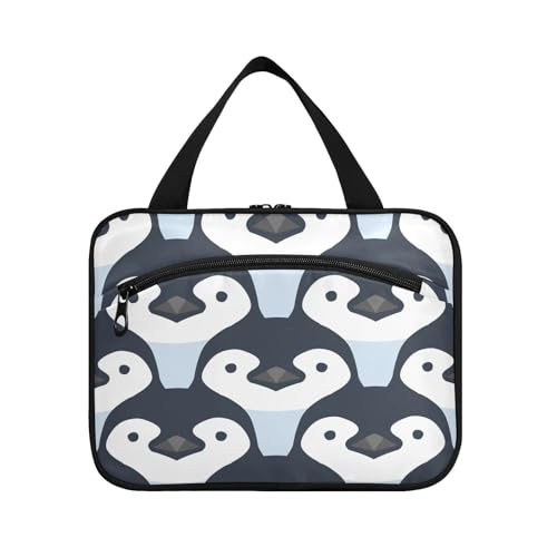 Image of Hanging Travel Toiletry Bag for Women Men Boys Girls,Cute Penguin Babies Waterproof Cosmetic Makeup Bag Wash Bag Organizer for Travel Essentials,Bottle