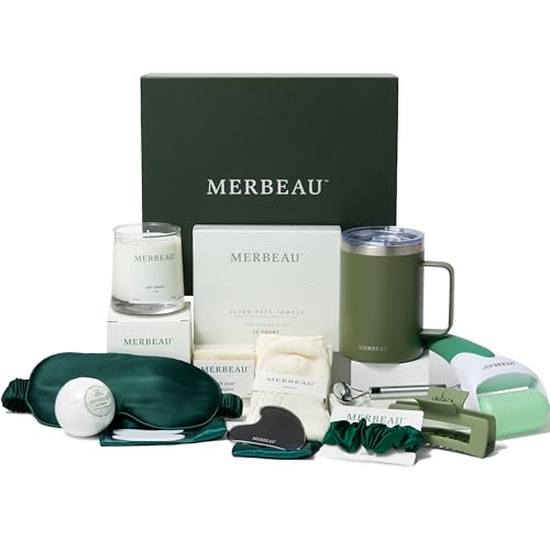 Merbeau Luxury Self Care 13 Piece Gift Set – Non-Toxic, Clean Ingredients, Naturally-Scented...