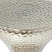 Deco 79 Metal Side End Accent Table Hammered End Table with Hourglass Shape, Side Table 14