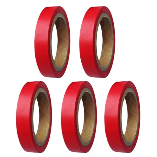 jiingekk 5 Roll Grip Finishing Tape Sweat Sealing Special Band Tape Tennis Grip Racket Tape Sticky Seal For Tennis Badminton