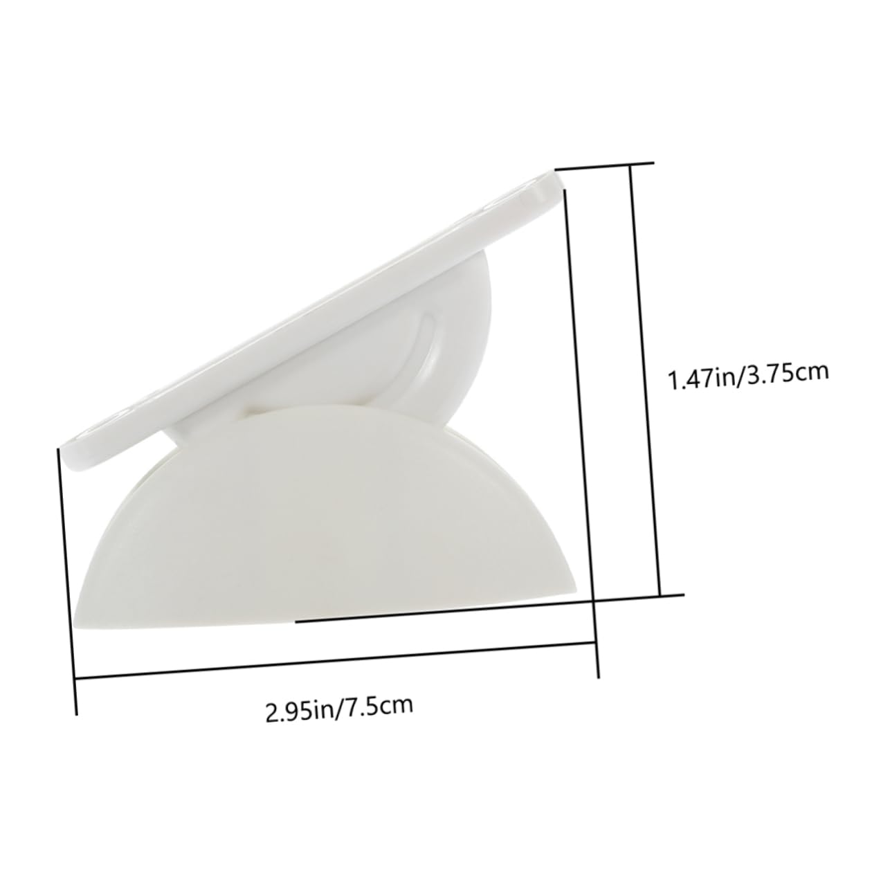 SOLUSTRE 2pcs Trailer Door Latch Push to Close for Camper Motorhome Rubber Retainer Catch Door Stopper Clips