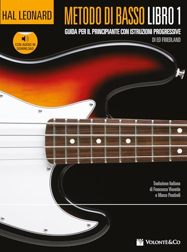 Metodo di basso (con audio in download). Libro 1. Guida per il principiante con istruzioni progressive. Audio in download: Vol. 1