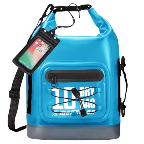 Image of MORXPLOR Dry Bag Waterproof,5L /10L /20L /30L /40L /55L Roll Top Dry Bag Backpack with WaterProof Phone Case for Swim,Kayak