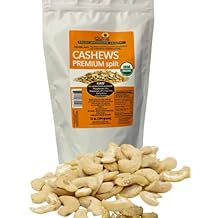 Organic Raw Cashews by eSutras Organics, Delicious nuts for snacking, baking, Fresh, tasty and healthy 14 oz