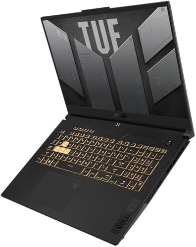 Image of ASUS TUF F17 Gaming Laptop - 2K WQHD 17.3 inch 240Hz Display, Intel i7-13620H(up to 4.9 GHz), NVIDIA RTX 4070, RGB Backlit KB, Wi-Fi 6, 32GB DDR5, 1TB SSD, Windows 11 Pro & Office Pro & External DVD Drive