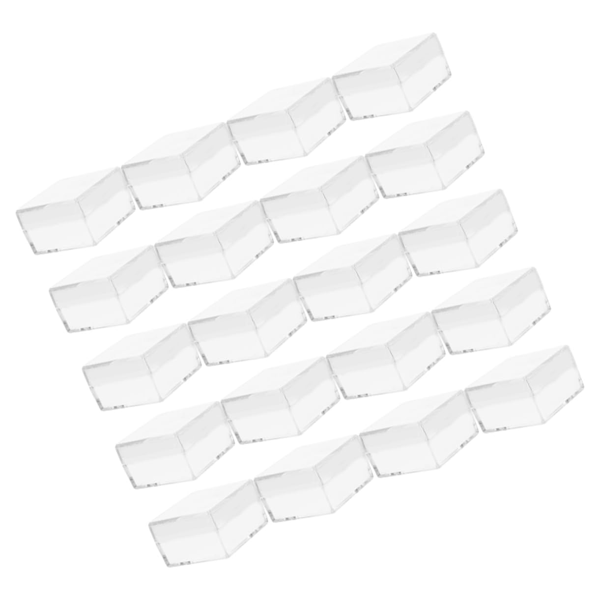 Boîtier carré transparent BESTYASH pour ranger vos précieux minéraux de cabinet de curiosités
