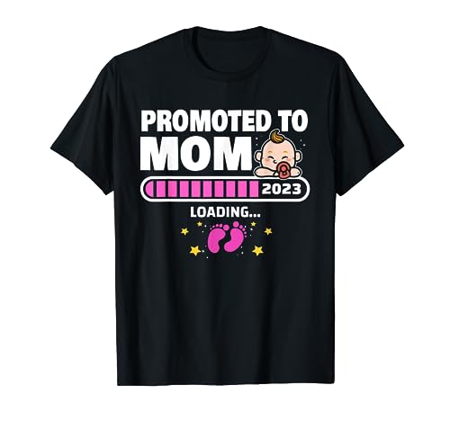 New Mom 1st Time Mom Est 2023 Promoted To Mommy 2023 Mother Camiseta