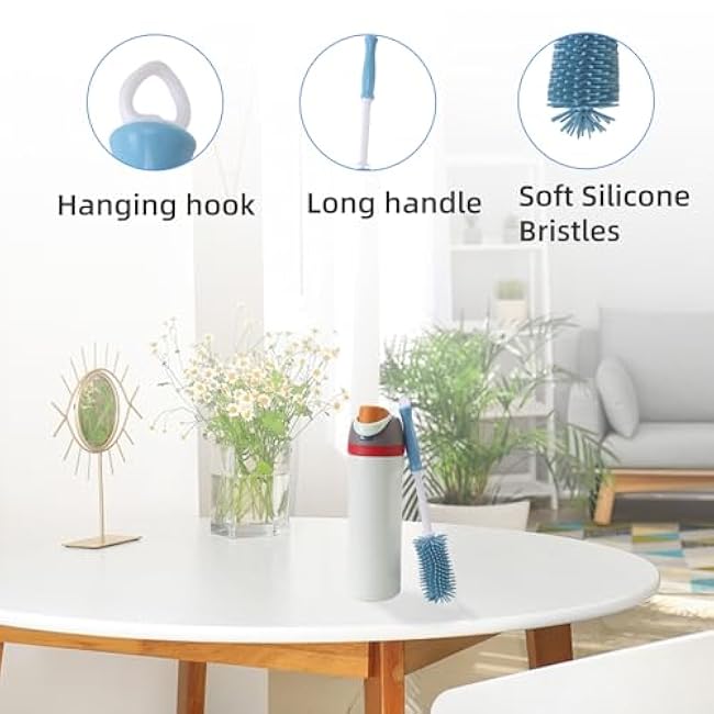 3 Pack Water Bottle Cleaner Kit for owala 24oz/32oz/40oz,owala Brush and Straw Cleaner, Straw Cleaner Compatible with owala Water Bottle,owala Accessories