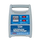 Streetwize Heavy Duty Car Battery Charger – Easy, Safe Home Charging for Cars, Motorcycles, and Lawnmowers – Portable Charger with Smart Safety and Analogue Display