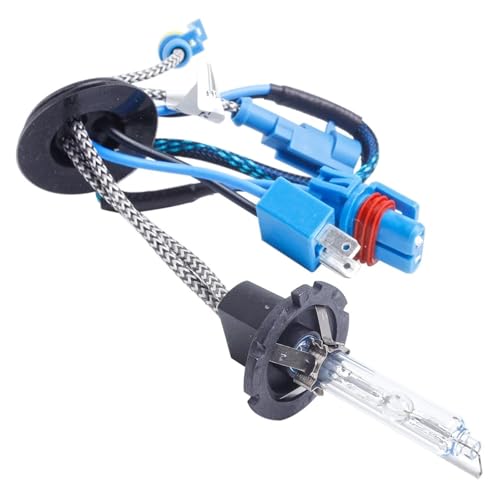 2 pezzi 55 W D2H D2Y Super Bright Fast Start Lampadina allo xeno con base metallica D2C D2S con tuta metallica(6500K Cold White)