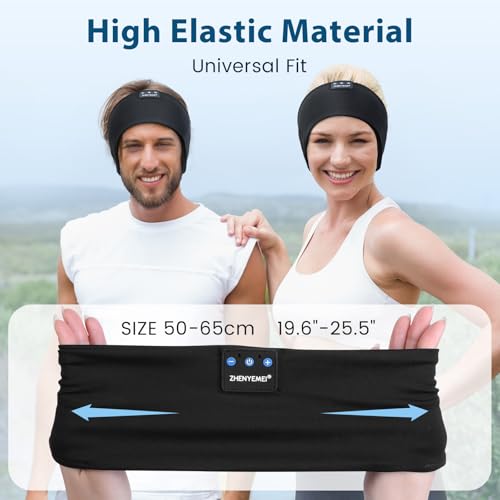 ZHENYEMEI Sleep Headphones Wireless Bluetooth 5.4 Headband, Sports Earphones Sleep Earbuds - image 6