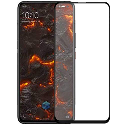 Image of Tempered Glass Screen Protector Compatible For Vivo iqoo 3 ; v17 Full Screen Coverage (Except Edge to Edge) and Free Complete Easy Installation kit