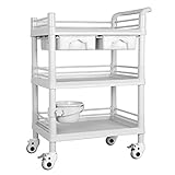 Dreiseitiger Zaunschutz - Jedes Regal verfügt über einen dreiseitigen Zaunschutz, der nicht nur das Herunterfallen von Gegenständen verhindert, sondern auch den gesamten Wagen verstärkt