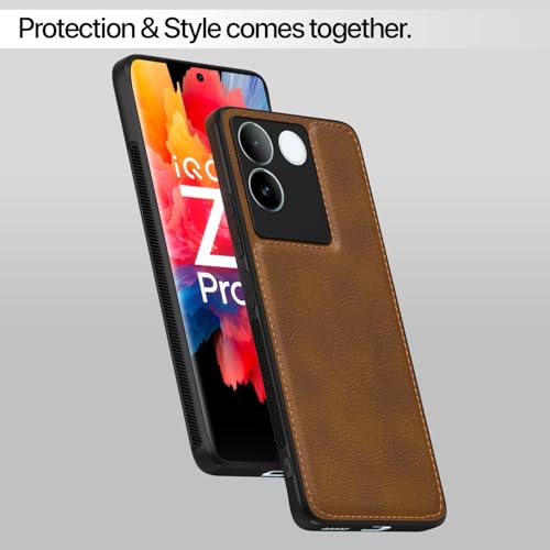 Pikkme iQOO Z7 Pro 5G / Vivo T2 Pro 5G Back Cover Brown - Image 7