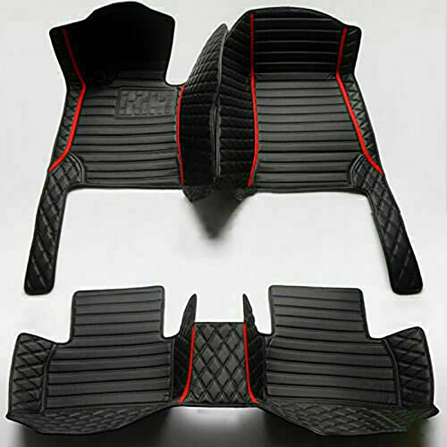 Custom Leather Full Coverage Car Floor Mats, Waterproof and Anti-Slip,