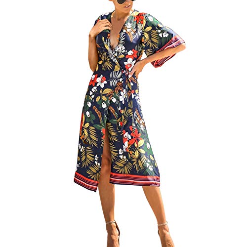 Vestido Asimétrico hasta La Rodilla Mangas Cover