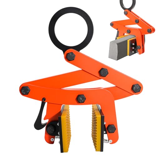 Image of CHENNTAI Heavy Duty Lifting Clamp, 320kg Capacity Manganese Steel Plate & Beam Lifter, 0-65mm Jaw Opening for Industrial, Construction, Warehouse Material Handling