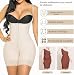 Imagen de YIANNA Mujer Fajas Colombianas Reductoras de Abdomen y Cintura Invisible Body Reductor Shapewear Moldeadora Colombiana Lencería Corset Beige