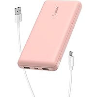 Belkin Batteria esterna portatile da 10000mAh, caricabatteria USB