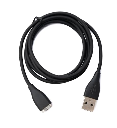 System-S Câble USB 2.0-97 cm - Câble de charge pour montre intelligente Fitbit Surge - Noir