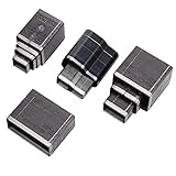 【AHORRE MANO DE OBRA】 Perforadora de cinturón con diseño de forma especial, perforadora de cabeza corta, le permite perforar con más esfuerzo.Embalaje de caja de plástico, con una placa divisoria en el interior, herramientas de perforación fáciles de llevar y almacenar.