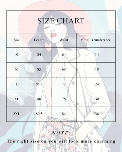 Wide Leg Pants for Women Loose Drawstring Design High Waist Causal Summer Graphic Floral Trousers with Pockets3