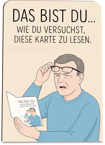 Lustige Geburtstagskarten für Männer: Versuchst zu lesen Mann Holzkarte - Geburtstagskarte - Lustige Geburtstagskarte, Witzige Geschenke für Männer, Lustige Karten, Lustiges Geschenk für Männer Lustige Geburtstagskarten für Männer: Versuchst zu lesen Mann Holzkarte - Geburtstagskarte - Lustige Geburtstagskarte, Witzige Geschenke für Männer, Lustige Karten, Lustiges Geschenk für Männer