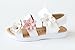 Vokamara Big Girls Fashion Strap Sandals Summer Shoes X-White 25