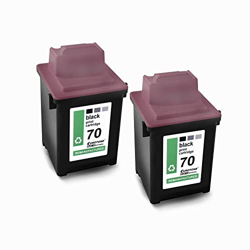 Cartouches Lexmark 70XL 12A1970E Eurotone Noir pour Remplacer un Bloc Vide