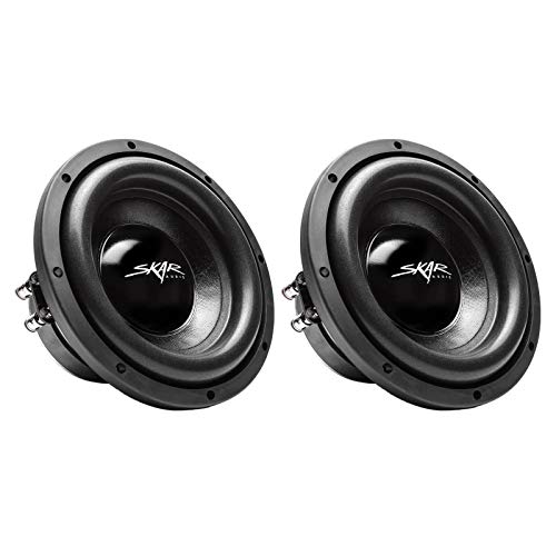 (2) Skar Audio IX-8 D4 8" 300W Max Power Dual 4 Ohm Car