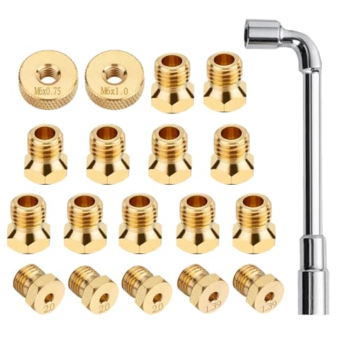 WADEO Natural Gas Orifices Nozzle Conversion Kit, DIY Burner Parts