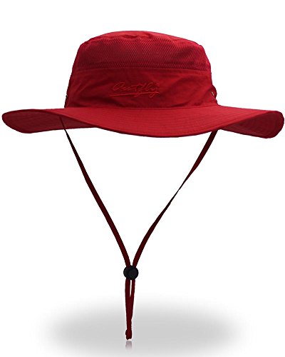 red boonie hat