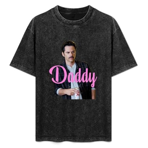 Daddy Swan Twilight Charlie Swan Mens Funny Unisex T-Shirts Graphic Print Black Tee S