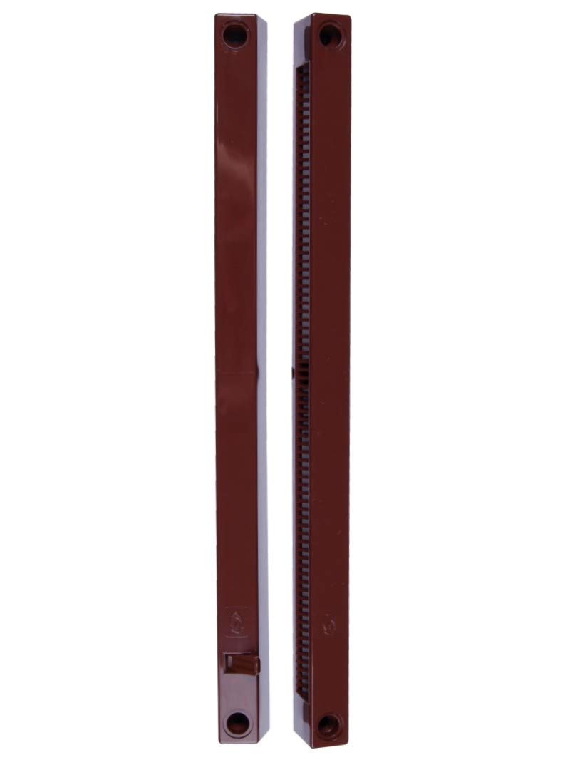 Greenwood UPVC Trickle Vent 4000SFW Slot Vent 400mm Long in Brown