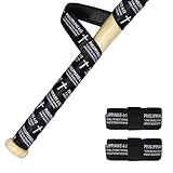 Duluvop 2 Pack Baseball Bat Grip Tapes,1.5mm Precut Full Adhesive Softball Grip Tape,Cross Faith Religious Non-Slip Baseball Batting Wrist Tape, Baseball Bat Grip Tapes Replacement - Black