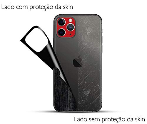 Skin Adesivo Traseira Fibra Carbono Preta Para Iphone X (iPhone 10)