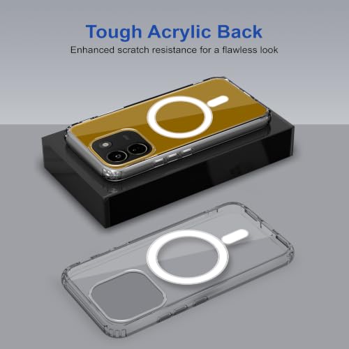 Image of Zapcase Back Case Cover for Poco X8 Power 5G | Compatible for Poco X8 Power 5G Back Cover | Compatible with MagSafe | Scratch-Resistant Back Cover | Clear