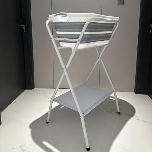 Pet Dog Bath Tub Foldable: 2 in 1 Portable Dog Washing Station, Washing Station for Grooming with Drain and Shelf, Dog Shower for Small to Medium Dogs Cats Pet, Indoor and Outdoor - Image 2