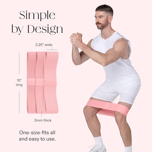 Image of Bala Bands Resistance Bands, Non-Slip Fabric Exercise Bands