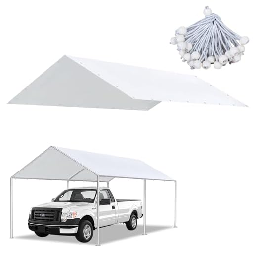 Best umbrella fabric for sun Bluyard Heavy Duty Carport Canopy Cover