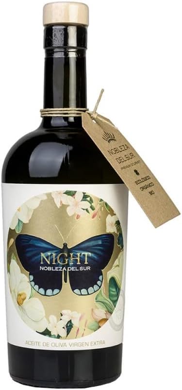 Nobleza del Sur Organic Night Extra Virgin Olive Oil from Andalusia, Spain, 16.9 fl oz (500ml)