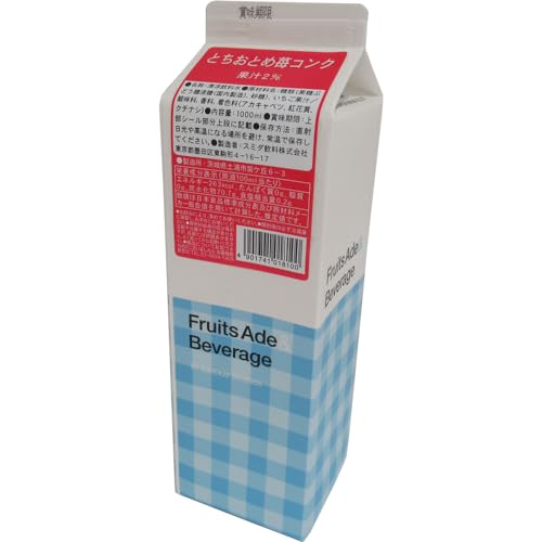 スミダ飲料 とちおとめ苺コンク 1000ml