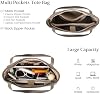 Bolso Tote de Cuero Genuino para Mujer, Trabajo y Viaje, Cartera de Cuero 4